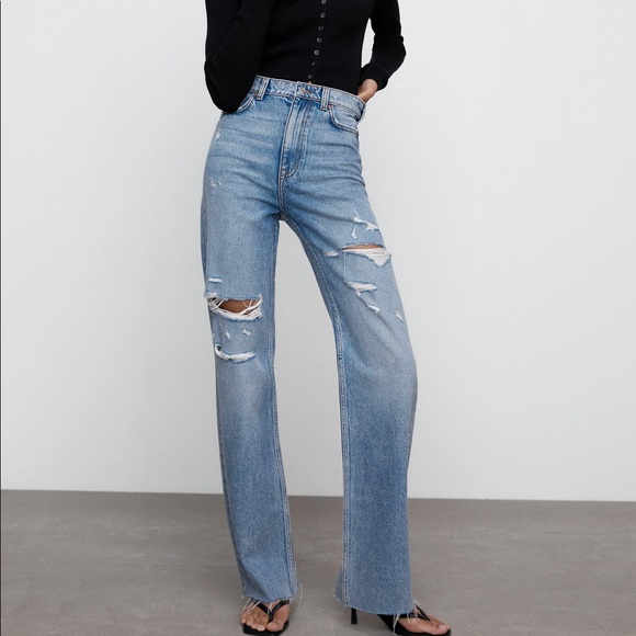 Zara Denim - NWT Zara 90’s Full Length Jeans